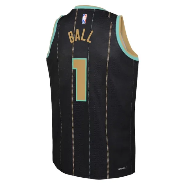 Muški Dres Charlotte Hornets Jordan Lamelo Ball 1 City Edition 2022/23 Swingman Crna