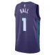 Muški Dres Charlotte Hornets Jordan Lamelo Ball 1 Statement Edition Swingman Ljubičasta