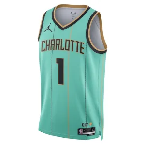 Muški Dres Charlotte Hornets Jordan Lamelo Ball City Edition 2024/25 Swingman Teal