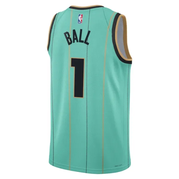 Muški Dres Charlotte Hornets Jordan Lamelo Ball City Edition 2024/25 Swingman Teal