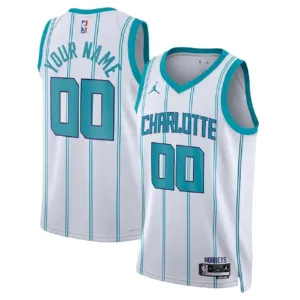 Muški Dres Charlotte Hornets Jordan Personalizacija Association Edition Swingman Bijela