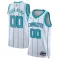 Muški Dres Charlotte Hornets Jordan Personalizacija Association Edition Swingman Bijela