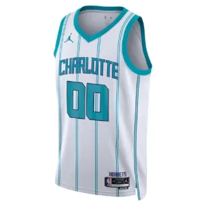Muški Dres Charlotte Hornets Jordan Personalizacija Association Edition Swingman Bijela