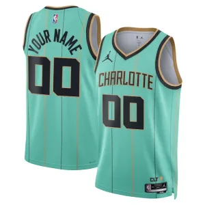 Muški Dres Charlotte Hornets Jordan Personalizacija City Edition 2024/25 Swingman Teal