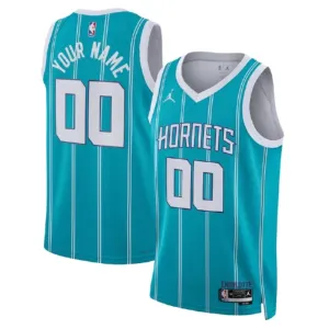 Muški Dres Charlotte Hornets Jordan Personalizacija Icon Edition Swingman Teal