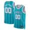 Muški Dres Charlotte Hornets Jordan Personalizacija Icon Edition Swingman Teal