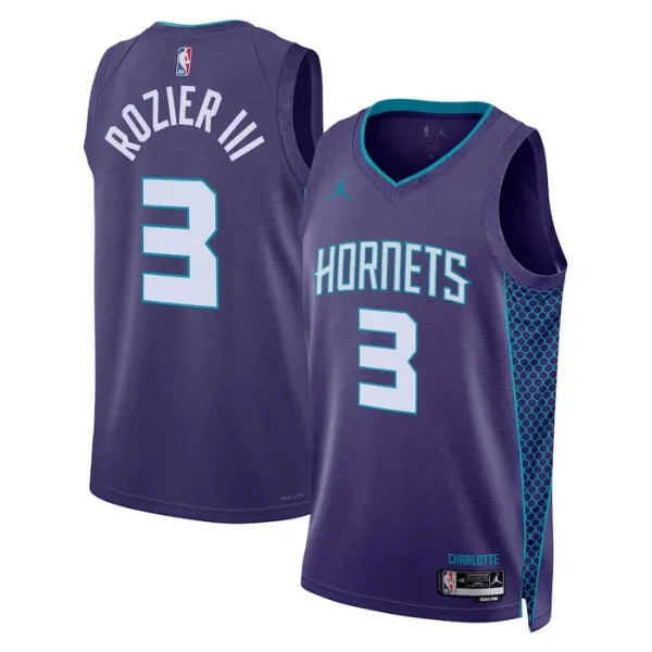 Muški Dres Charlotte Hornets Jordan Terry Rozier III 3 Statement Edition Swingman Ljubičasta Muški Dres Charlotte Hornets Jordan Terry Rozier III 3 Statement Edition Swingman Ljubičasta
