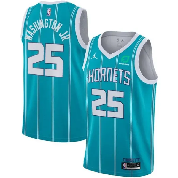Muški Dres Charlotte Hornets PJ Washington 25 Jordan Icon Edition Swingman Teal Muški Dres Charlotte Hornets PJ Washington 25 Jordan Icon Edition Swingman Teal