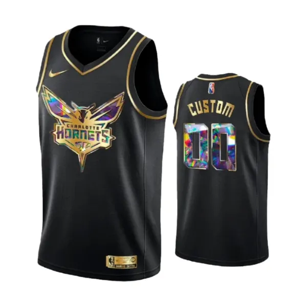 Nike Muški Dres Charlotte Hornets Diamond Edition Personalizacija Swingman Crna Nike Muški Dres Charlotte Hornets Diamond Edition Personalizacija Swingman Crna