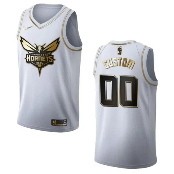 Nike Muški Dres Charlotte Hornets Personalizacija Golden Edition Swingman Bijela Nike Muški Dres Charlotte Hornets Personalizacija Golden Edition Swingman Bijela