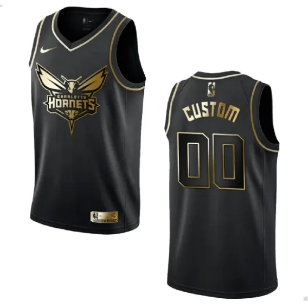 Nike Muški Dres Charlotte Hornets Personalizacija Golden Edition Swingman Crna Nike Muški Dres Charlotte Hornets Personalizacija Golden Edition Swingman Crna