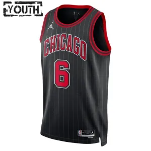 Dječji Dres Chicago Bulls Jordan Alex Caruso 6 Statement Edition Swingman Crna