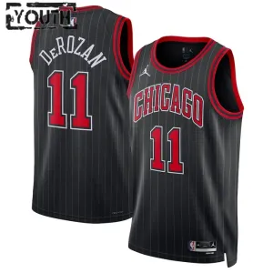 Dječji Dres Chicago Bulls Jordan Demar Derozan 11 Statement Edition Swingman Crna