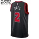 Dječji Dres Chicago Bulls Jordan Lonzo Ball 2 Statement Edition Swingman Crna