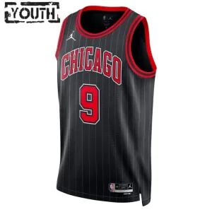 Dječji Dres Chicago Bulls Jordan Nikola Vucevic 9 Statement Edition Swingman Crna