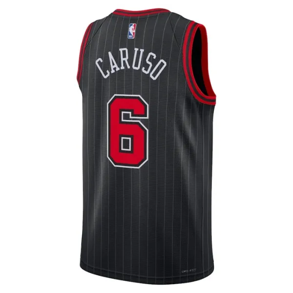 Muški Dres Chicago Bulls Jordan Alex Caruso 6 Statement Edition Swingman Crna