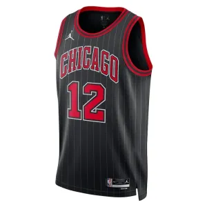 Muški Dres Chicago Bulls Jordan Ayo Dosunmu 12 Statement Edition Swingman Crna
