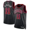 Muški Dres Chicago Bulls Jordan Demar Derozan 11 Statement Edition Swingman Crna