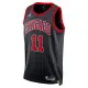 Muški Dres Chicago Bulls Jordan Demar Derozan 11 Statement Edition Swingman Crna