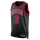 Muški Dres Chicago Bulls Jordan Lonzo Ball 2 Statement Edition Swingman Crna