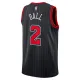 Muški Dres Chicago Bulls Jordan Lonzo Ball 2 Statement Edition Swingman Crna