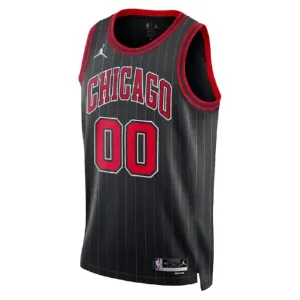 Muški Dres Chicago Bulls Jordan Personalizacija Statement Edition Swingman Crna