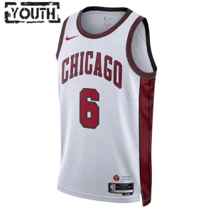 Nike Dječji Dres Chicago Bulls Alex Caruso 6 City Edition 2022/23 Swingman Bijela