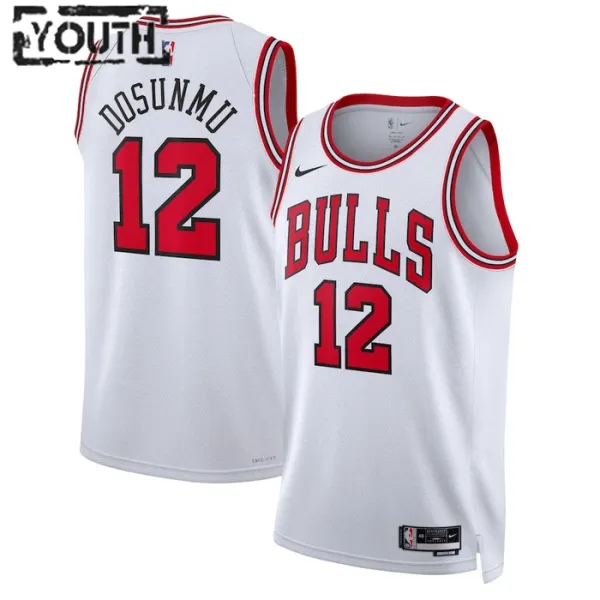 Nike Dječji Dres Chicago Bulls Ayo Dosunmu 12 Association Edition Swingman Bijela Nike Dječji Dres Chicago Bulls Ayo Dosunmu 12 Association Edition Swingman Bijela
