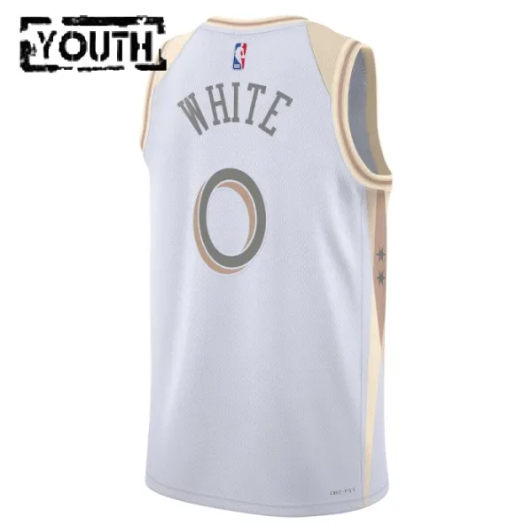 Nike Dječji Dres Chicago Bulls Coby White City Edition 2024/25 Swingman Bijela