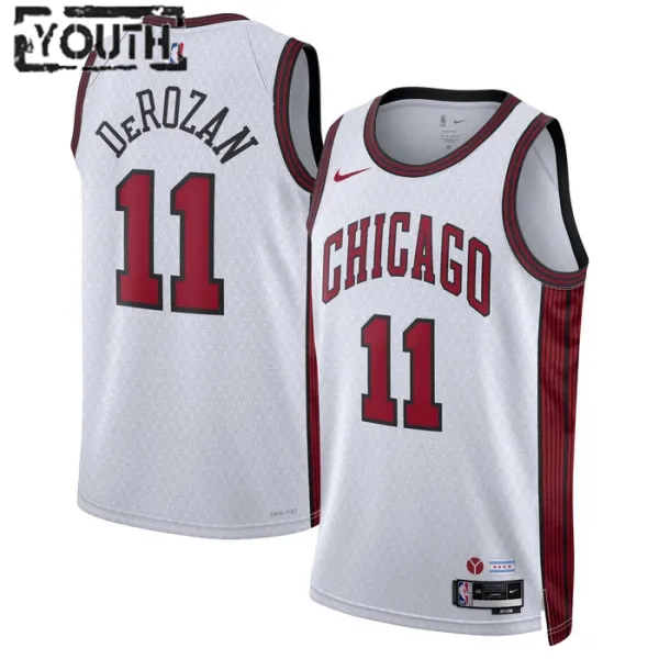 Nike Dječji Dres Chicago Bulls Demar Derozan 11 City Edition 2022/23 Swingman Bijela Nike Dječji Dres Chicago Bulls Demar Derozan 11 City Edition 2022/23 Swingman Bijela