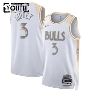 Nike Dječji Dres Chicago Bulls Josh Giddey City Edition 2024/25 Swingman Bijela