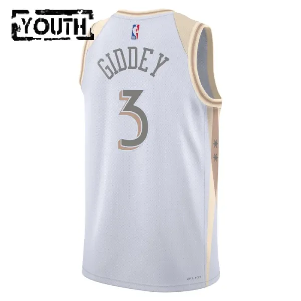 Nike Dječji Dres Chicago Bulls Josh Giddey City Edition 2024/25 Swingman Bijela
