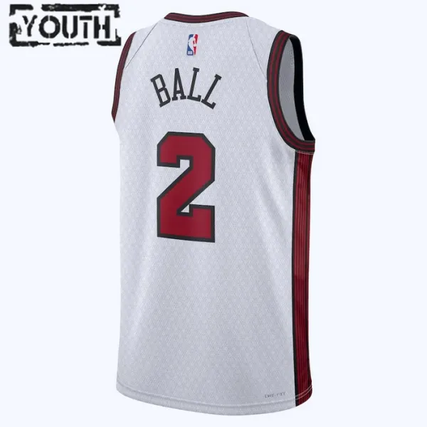 Nike Dječji Dres Chicago Bulls Lonzo Ball 2 City Edition 2022/23 Swingman Bijela