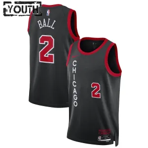 Nike Dječji Dres Chicago Bulls Lonzo Ball City Edition 2023/24 Swingman Crna