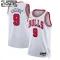 Nike Dječji Dres Chicago Bulls Nikola Vucevic 9 Association Edition Swingman Bijela