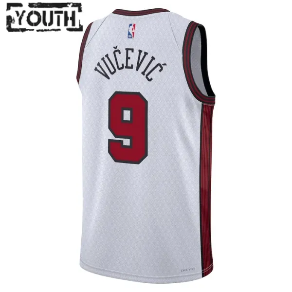 Nike Dječji Dres Chicago Bulls Nikola Vucevic 9 City Edition 2022/23 Swingman Bijela