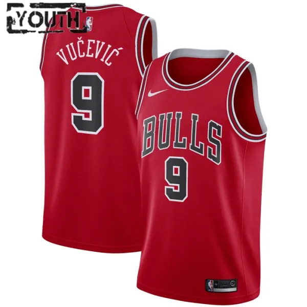 Nike Dječji Dres Chicago Bulls Nikola Vucevic 9 Icon Edition Swingman Crvena