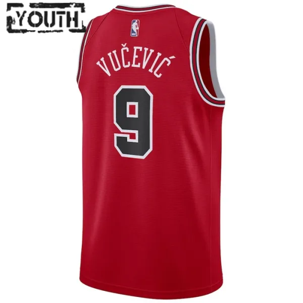 Nike Dječji Dres Chicago Bulls Nikola Vucevic 9 Icon Edition Swingman Crvena