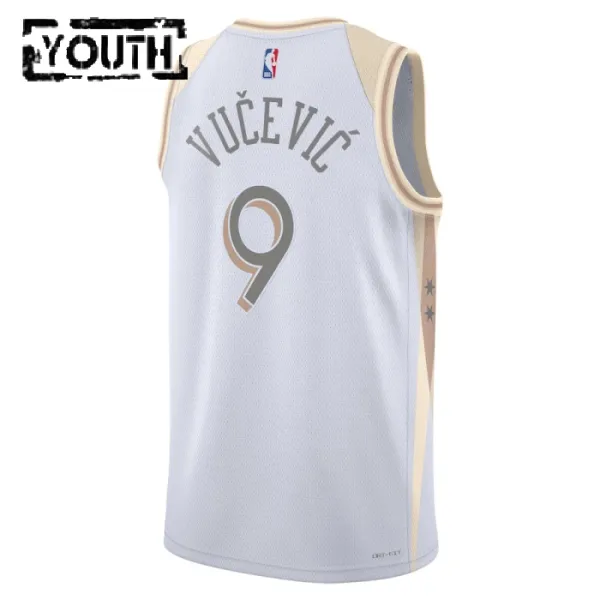 Nike Dječji Dres Chicago Bulls Nikola Vucevic City Edition 2024/25 Swingman Bijela