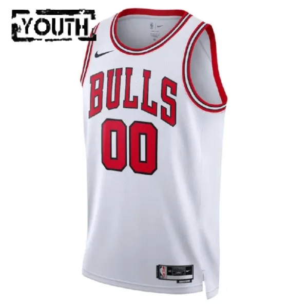 Nike Dječji Dres Chicago Bulls Personalizacija Association Edition Swingman Bijela