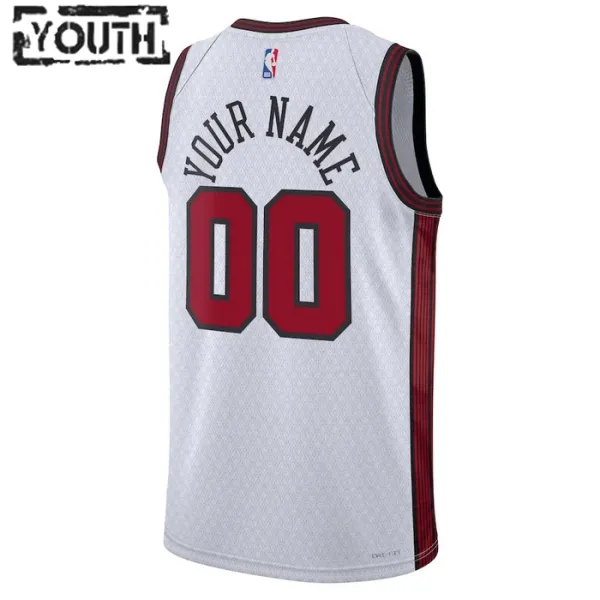 Nike Dječji Dres Chicago Bulls Personalizacija City Edition 2022/23 Swingman Bijela
