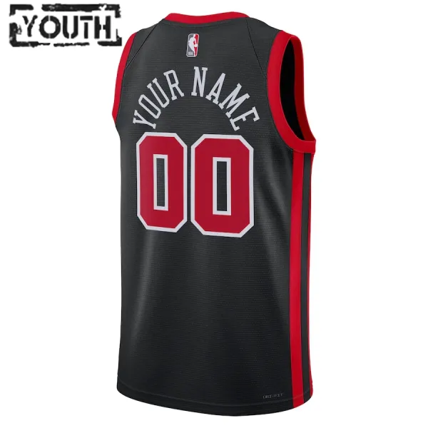 Nike Dječji Dres Chicago Bulls Personalizacija City Edition 2023/24 Swingman Crna