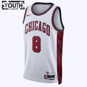 Nike Dječji Dres Chicago Bulls Zach Lavine 8 City Edition 2022/23 Swingman Bijela