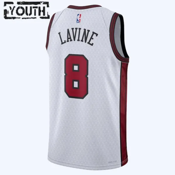 Nike Dječji Dres Chicago Bulls Zach Lavine 8 City Edition 2022/23 Swingman Bijela