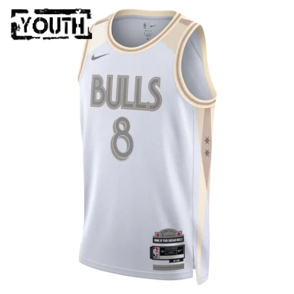 Nike Dječji Dres Chicago Bulls Zach Lavine City Edition 2024/25 Swingman Bijela