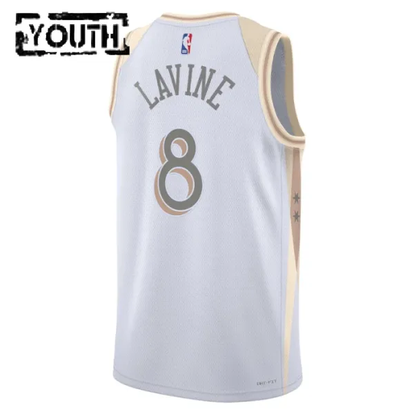 Nike Dječji Dres Chicago Bulls Zach Lavine City Edition 2024/25 Swingman Bijela