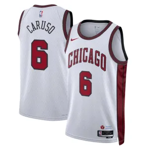 Nike Muški Dres Chicago Bulls Alex Caruso 6 City Edition 2022/23 Swingman Bijela