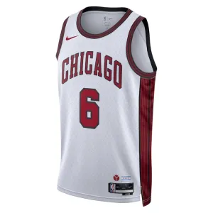Nike Muški Dres Chicago Bulls Alex Caruso 6 City Edition 2022/23 Swingman Bijela
