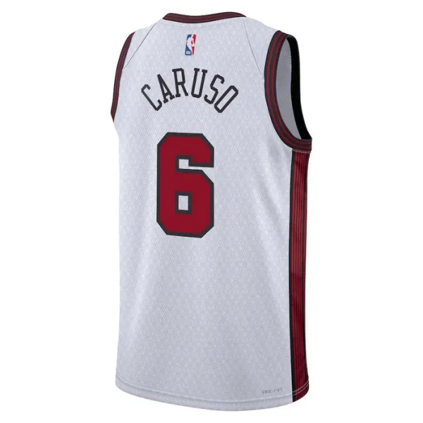 Nike Muški Dres Chicago Bulls Alex Caruso 6 City Edition 2022/23 Swingman Bijela