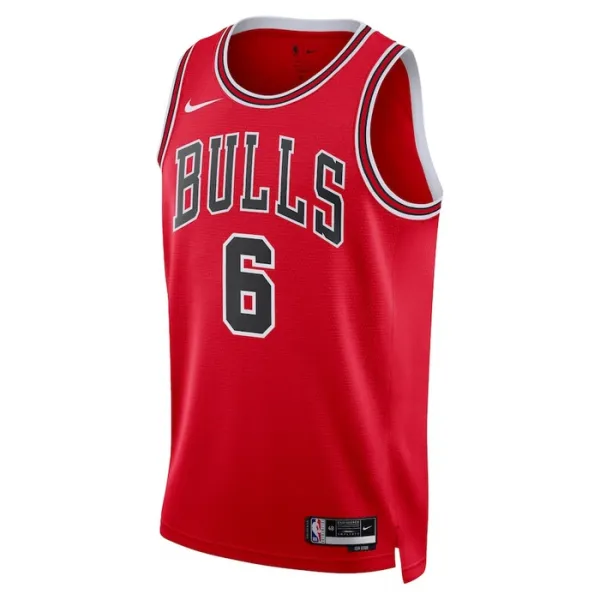Nike Muški Dres Chicago Bulls Alex Caruso 6 Icon Edition Swingman Crvena